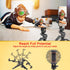 Zeadio Phone Tripod Stabilizer Grip, Smartphone Handheld Portable Selfie Stick Desktop Tabletop Stand Mount Holder