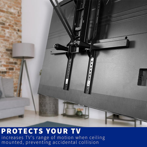 VIVO Vertical VESA Extender Plate Bracket Kit - Designed for Low VESA Pattern TV’s, Fits TV Ceiling Mounts, 2 Brackets,