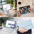 KVAGO iPad 10th Generation Case with Keyboard, 10.9 inch 2022, Detachable Wireless Keyboard, Light Blue