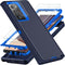Navy Blue Samsung Galaxy Note 20 Ultra Case with 2Pcs Self Healing TPU Screen Protector & Camera Lens Protector