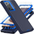 Navy Blue Samsung Galaxy Note 20 Ultra Case with 2Pcs Self Healing TPU Screen Protector & Camera Lens Protector