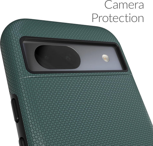 Crave Dual Guard Case for Google Pixel 8a, Shockproof Protection Dual Layer - Forest Green