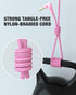 ELECDER i45 On-Ear Headphones with Microphone, Foldable Stereo Bass Headphones, 3.5MM Jack, Portable, Pink