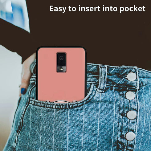 BLU View 3 Phone Case, Slim Soft TPU Silicone Cover with Cute Pink Pig Design, Shock-proof Protective Cover for Women