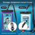 Woyinge Universal Waterproof Case, Cellphone Dry Bag up to 8.3", Beach Cruise Ship Essentials for iPhone, 1 Pack -