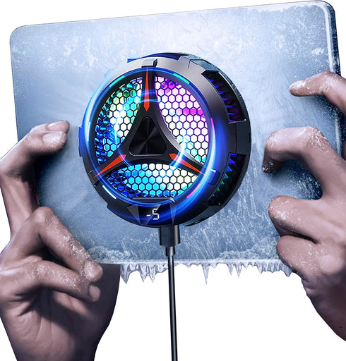 iPad Cooler, Magnetic Tablet Cooler for iPad/Samsung Tab, Universal Radiator with Temperature Display for Mobile Gaming