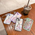 Case for iPhone 11 Pro Max with Cute Flowers Bear Pattern, Clear Case and Lovely Strap Bracelet Chain for Girls Women