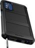 ENCASED Falcon Armor Case for (2022) Moto G Stylus 5G, Full Body Protection with Built-in Screen Guard (Black)