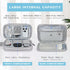FYY Travel Electronic Cable Organizer Bag - Portable Waterproof Double Layers Storage for Cable, Cord, Charger, Grey