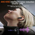THREE PEACHES Wireless Earbuds, Bluetooth 5.4 Headphones, Touch Screen Earbuds with ENC Noise Cancelling, USB Charging
