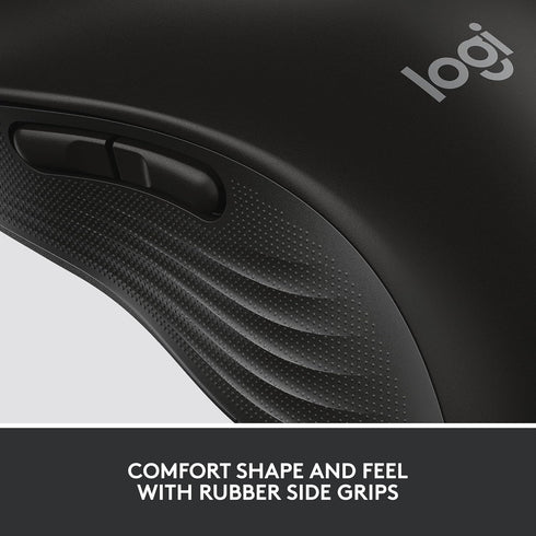 Logitech Signature M650 L Full Size Wireless Mouse for Large Hands, 2-Year Battery, Silent Clicks, Bluetooth, Black