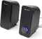 GOgroove Computer Speakers for Desktop and Laptop - USB Speakers with Loud 2-Way Drivers, Built-in Headphone & AUX
