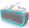 DOSS Bluetooth Speaker, SoundBox Pro Wireless Speaker with 20W Stereo Sound, IPX6 Waterproof, 20Hrs Playtime - Grey