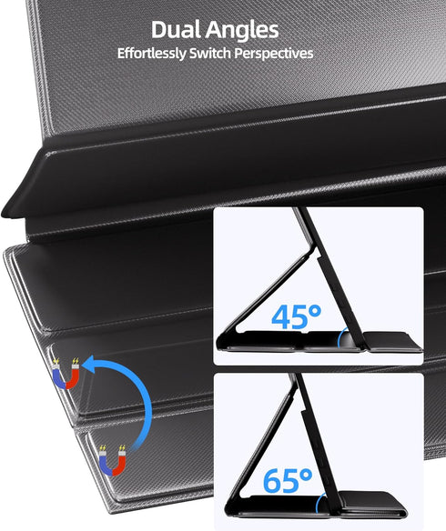 Ingnok YN02D/YN02B Portable Monitor Cover Stand - Applicable to Smart Cover with Ultra-Thin & Ultra-Light Design