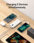 VEEKTOMX Portable Charger with Built-in Cables, 10000mAh Power Bank for iPhone, Slim Fast Charge USB C Battery Pack,