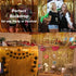 GOER 6.4 ft x 9.8 ft Metallic Tinsel Foil Fringe Curtains, 2 Pack Party Streamer Backdrop for Birthday and New Year