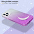 MATEPROX Compatible with iPhone 12 Pro Case, Glitter Bling Sparkle Cute Girls Women Protective Cover, Gradient Purple