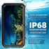Marrkey Waterproof Case for iPhone 15 Pro, Heavy Duty Metal Full Body Shockproof Dustproof Defender - Black