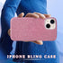 MATEPROX Bling Sparkle Protective Case for iPhone 13 Mini, iPhone 12 Mini, Cute Girls Women (Pink)