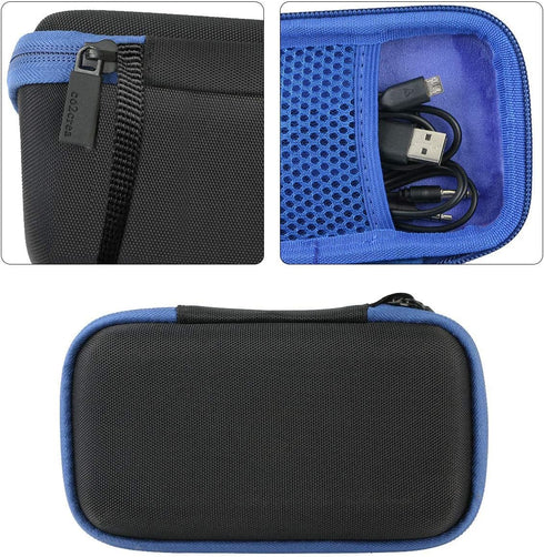 co2CREA Hard Travel Case for Angle 3 Bluetooth Portable Speaker (Black Case + Inside Blue)