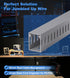 ZhiYo H1.6 W1.2in 6.6ft (2xL3.3ft) x Cable Raceway, Server Rack Cable Management Under Desk Cord Organizer, Electrical