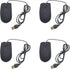 TFD Supplies - Wired 3 Button Optical Computer Mouse - 4 Pack - Bulk