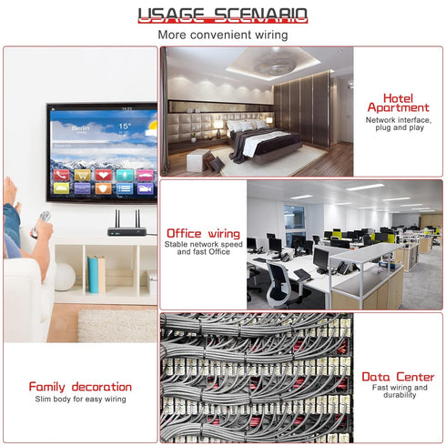 8 50 ft,1.5ft 6ft 10ft 20ft 25ft 30ft 75ft 100ft 150ft 200ft Cable,26AWG 40Gbps 2000Mhz,Indoor&Outdoor RJ45 Cat