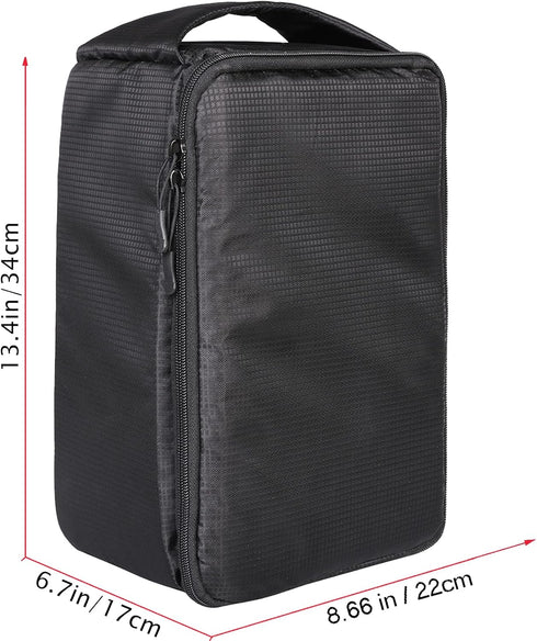 Roomy Waterproof Camera Bag Insert, Shockproof Lens Pouch for DSLR SLR with Padded Liner for Sony Canon Nikon