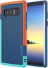 Jeylly Galaxy Note 8 Case - Slim Hybrid Impact Rugged Soft TPU & Hard PC Bumper Shockproof Protective Cover Shell - Blue