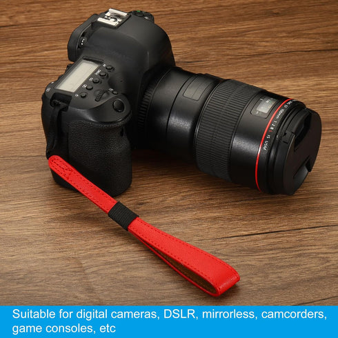 Adjustable PU Leather Wrist Strap for DSLR Cameras - Patikil