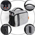 FOSOTO Stylish Compact SLR/DSLR Camera Bag Case, Waterproof, Compatible with Nikon P900, Canon EOS, Sony A73, Gray