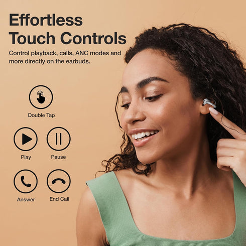 4.6G 31H 5.4 THINKAR SoraClips Open Ear Earbuds, Ultra Lightweight Clip On Headphones, Playtime AI ENC Wireless