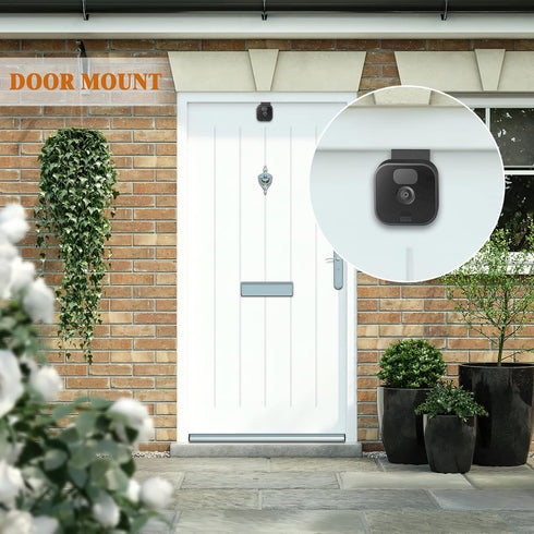 Gutter/Door Mount for Blink Indoor/Outdoor Camera - 4th/3rd Gen & Blink XT2/XT, No Drilling, No Damage Mounting Bracket