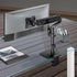 Grommet Setups Mount-It! Monitor Mount Reinforcement Plate, Steel Desk Protector for Glass and Thin Tabletops