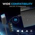 SABRENT 4 3.0 5V/2.5A (HB-UMP3) Port USB Hub with Individual LED Lit Power Switches, Includes Power Adapter