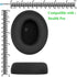 Geekria Comfort Mesh Fabric Replacement Ear Pads for Turtle Beach Stealth Pro Headphones (Black)