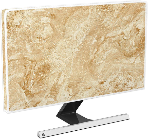 Baocicco Amber Marble Waterproof Computer Monitor Cover 22, 23, 24, 25 Inch