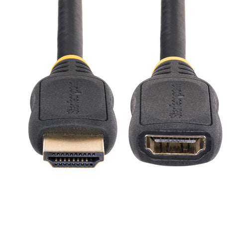 6.6ft (2m) 2.0 4K 60Hz, StarTech.com HDMI Extension Cable, High Speed HDMI Port Saver Cable, HDMI Extension Cord, M/F