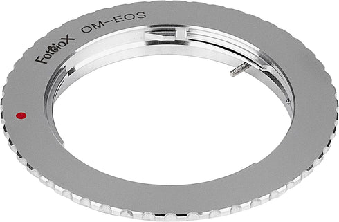 Fotodiox Lens Mount Adapter - Olympus Zuiko (OM) 35mm SLR Lens to Canon EOS (EF, EF-S) Mount SLR Camera Body