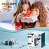 100x-250x Mini Pocket Microscope for Kids Adults, Portable Handheld Microscope with 5 Slides, Phone Adapter