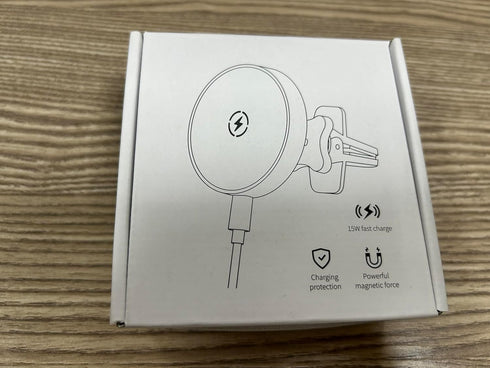 Magsafe Car Mount Charger for iPhone 12/13/14/15/16 - Magnetic Wireless Charging with Fast 36W QC 3.0 Adapter