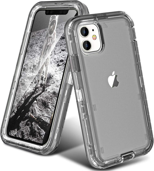 Shop ORIbox Heavy Duty Shockproof Clear Case for iPhone 11 - Anti-Fall Protection, Durable Design.