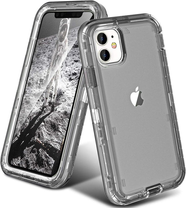 Shop ORIbox Heavy Duty Shockproof Clear Case for iPhone 11 - Anti-Fall Protection, Durable Design.