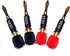 CNCESS CESS-061 Spade Fork Binding Post to Banana Plugs Speaker Adapter, 4 Pack