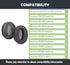 Earpads Replacement Cushions Compatible with Sennheiser HD4.50/HD4.50BT/HD 4.50BTNC/HD4.50SE/HD4.40BT/HD4.30G/HD4.20S/HD458BT/HD450/HD 450BT/HD400S/HD350BT/HD300 Bluetooth Headphones
