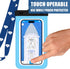 Cruise Lanyards Extra Large Waterproof Cell Phone Pouch - Touch Screen Dry Case for Phones up to 7” (2-Pack)