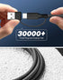 ASICEN 100W 2 2 Cable,6ft 90Lightning 5A 2,Multi PD in Multi Charging Braided USB C to Cable Fast Charging with USB A/C