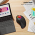 Nulea M505B Wireless Trackball Mouse - Rechargeable Ergonomic RGB Rollerball Mouse, 5 Adjustable DPI, 3 Device