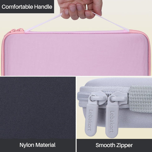 Hard Carry Case Compatible with Logitech MX Keys Mini Minimalist Wireless Illuminated Keyboard (Rose Case)