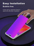 iPhone 15 Pro Max Privacy Screen Protector 6.7" - Purple Gradient, Anti-Spy, Anti-Blue Light, HD Tempered Glass, Easy